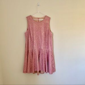 🎈Sale 20% NWOT Eliza J Pink Lace Dress